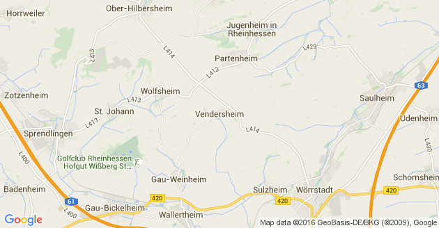 Karte Vendersheim