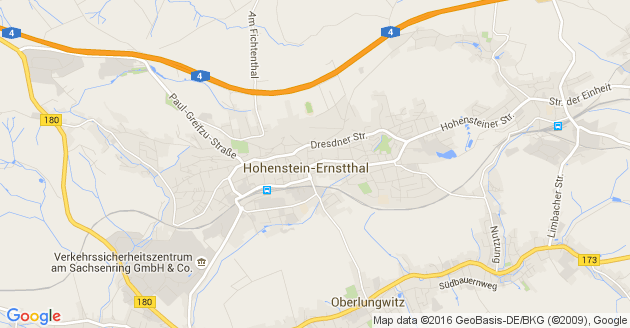 Karte Bernsdorf bei Hohenstein Ernstthal