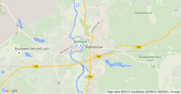 Karte Rathenow