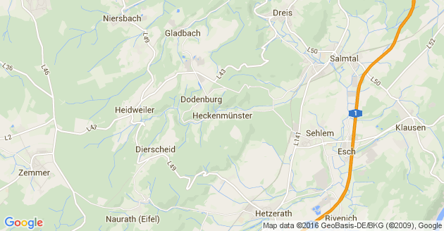 Karte Heckenmünster