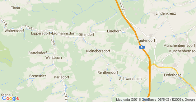 Karte Kleinebersdorf