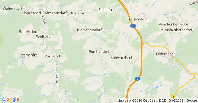Karte Renthendorf