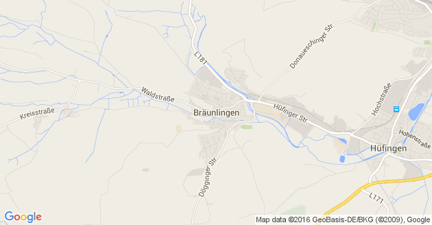 Karte Bräunlingen