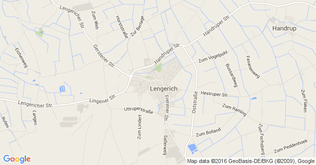 Karte Lengerich im Emsland
