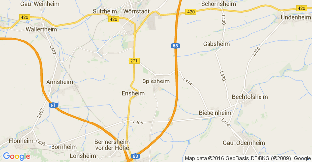 Karte Spiesheim