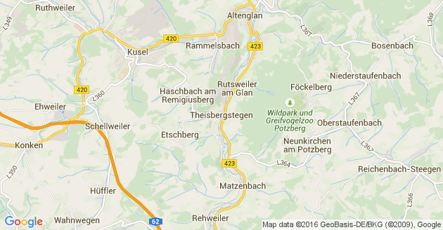 Karte Theisbergstegen