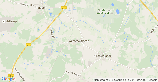 Karte Westerwalsede
