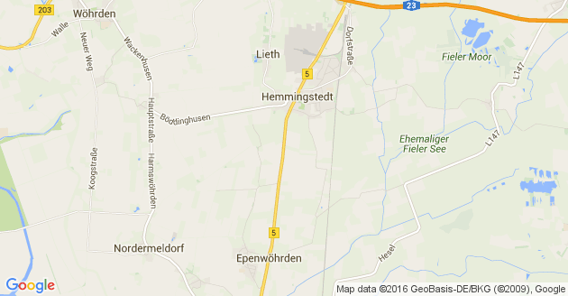 Karte Nindorf bei Meldorf