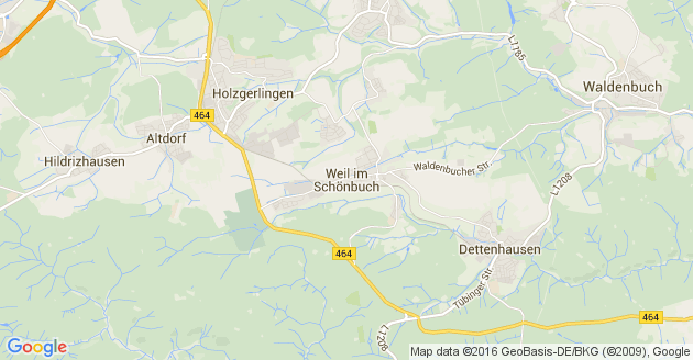 Karte Weil im Schönbuch