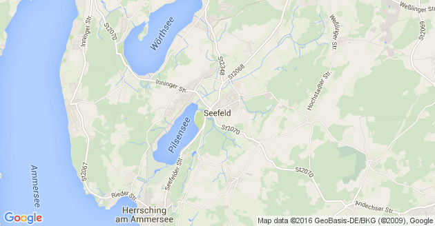 Karte Seefeld in Oberbayern