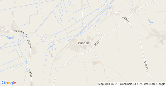 Karte Brunnen bei Schrobenhausen