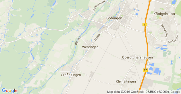 Karte Wehringen