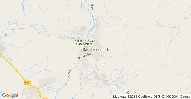Karte Bad Salzschlirf