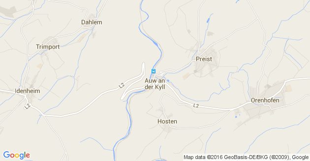 Karte Auw an der Kyll