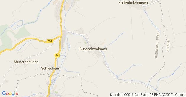 Karte Burgschwalbach