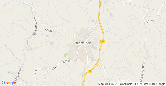 Karte Beerfelden