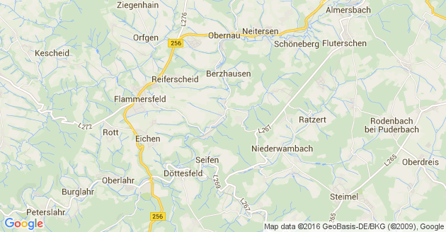 Karte Seelbach im Westerwald