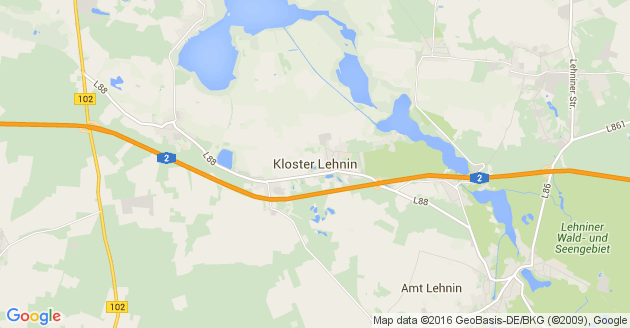 Karte Kloster Lehnin