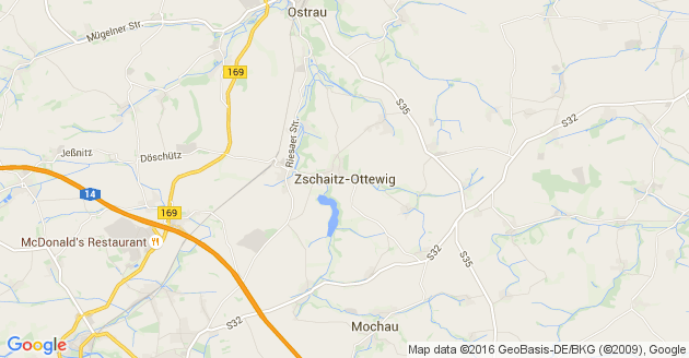 Karte Zschaitz Ottewig