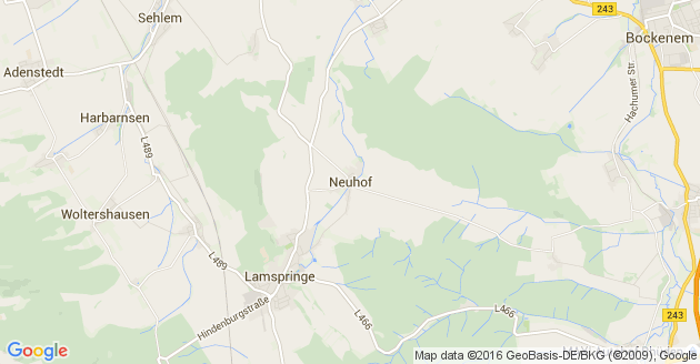 Karte Neuhof bei Lamspringe