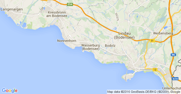 Karte Wasserburg am Bodensee