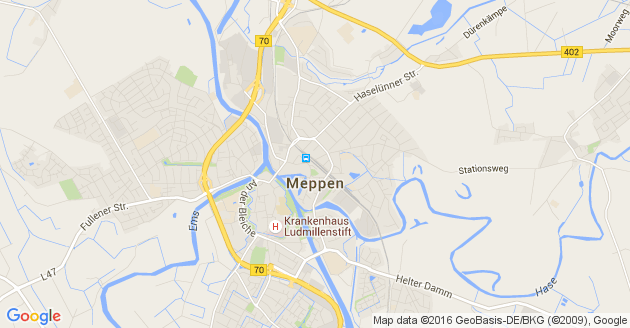 Karte Meppen                 