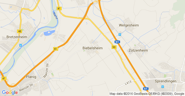 Karte Biebelsheim