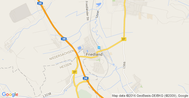 Karte Friedland Kreis Göttingen