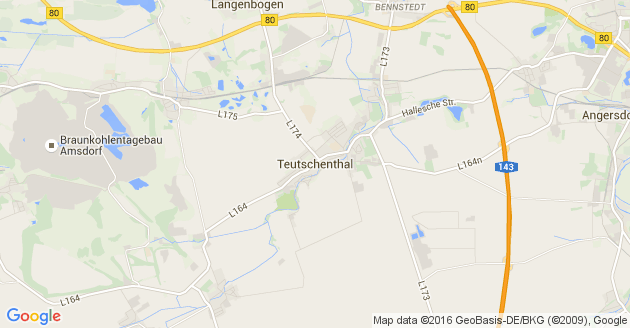 Karte Teutschenthal
