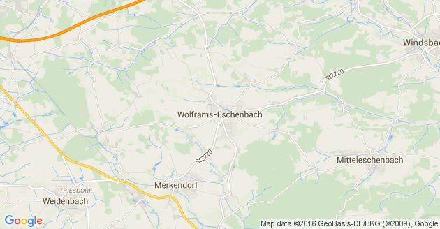 Karte Wolframs Eschenbach