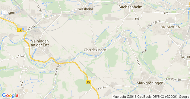 Karte Oberriexingen