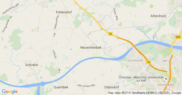Karte Neuwittenbek