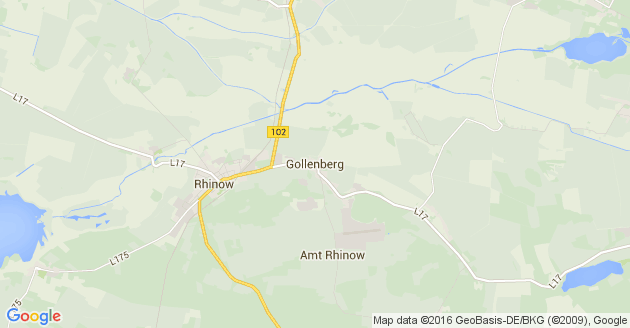 Karte Gollenberg Kreis Havelland