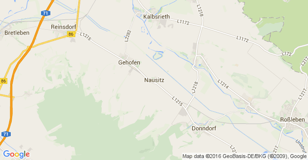 Karte Nausitz