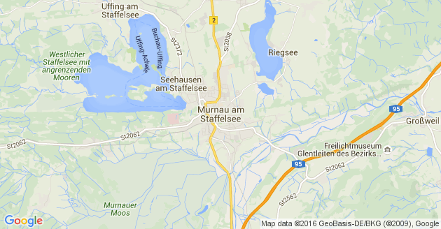 Karte Murnau am Staffelsee