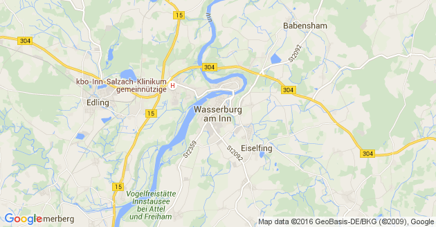 Karte Wasserburg am Inn