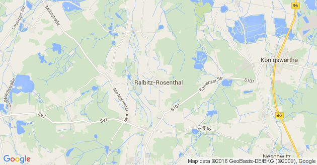 Karte Ralbitz Rosenthal