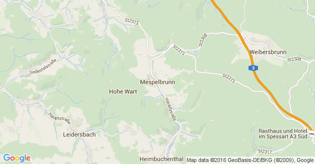 Karte Mespelbrunn