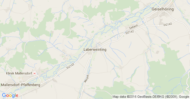 Karte Laberweinting