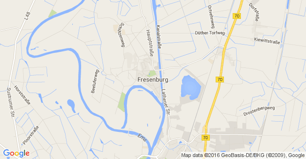 Karte Fresenburg