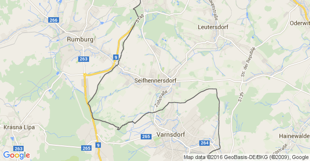 Karte Seifhennersdorf