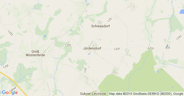 Karte Jördenstorf