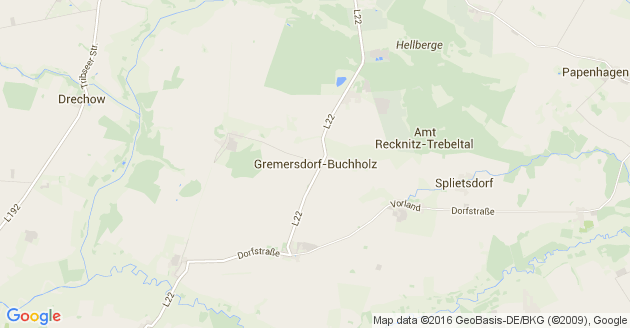 Karte Gremersdorf Buchholz