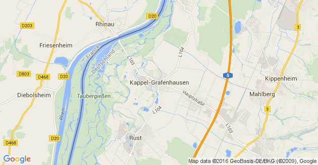 Karte Kappel Grafenhausen