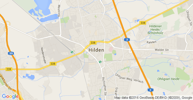 Karte Hilden                 