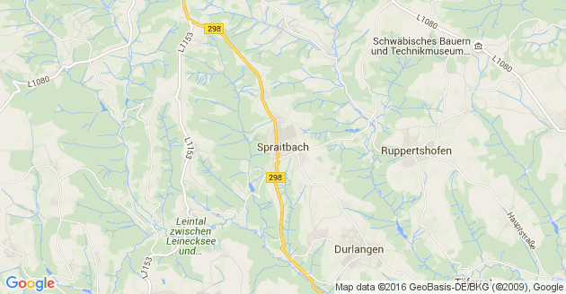 Karte Spraitbach