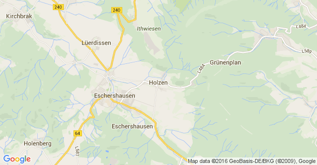 Karte Holzen Kreis Holzminden