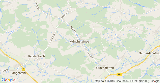 Karte Münchsteinach