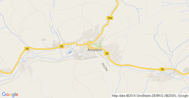 Karte Arnstein in Unterfranken