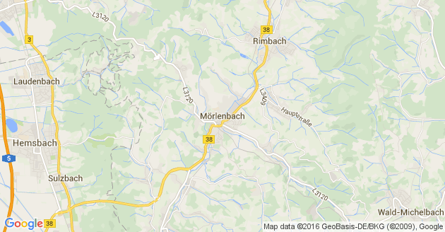 Karte Mörlenbach